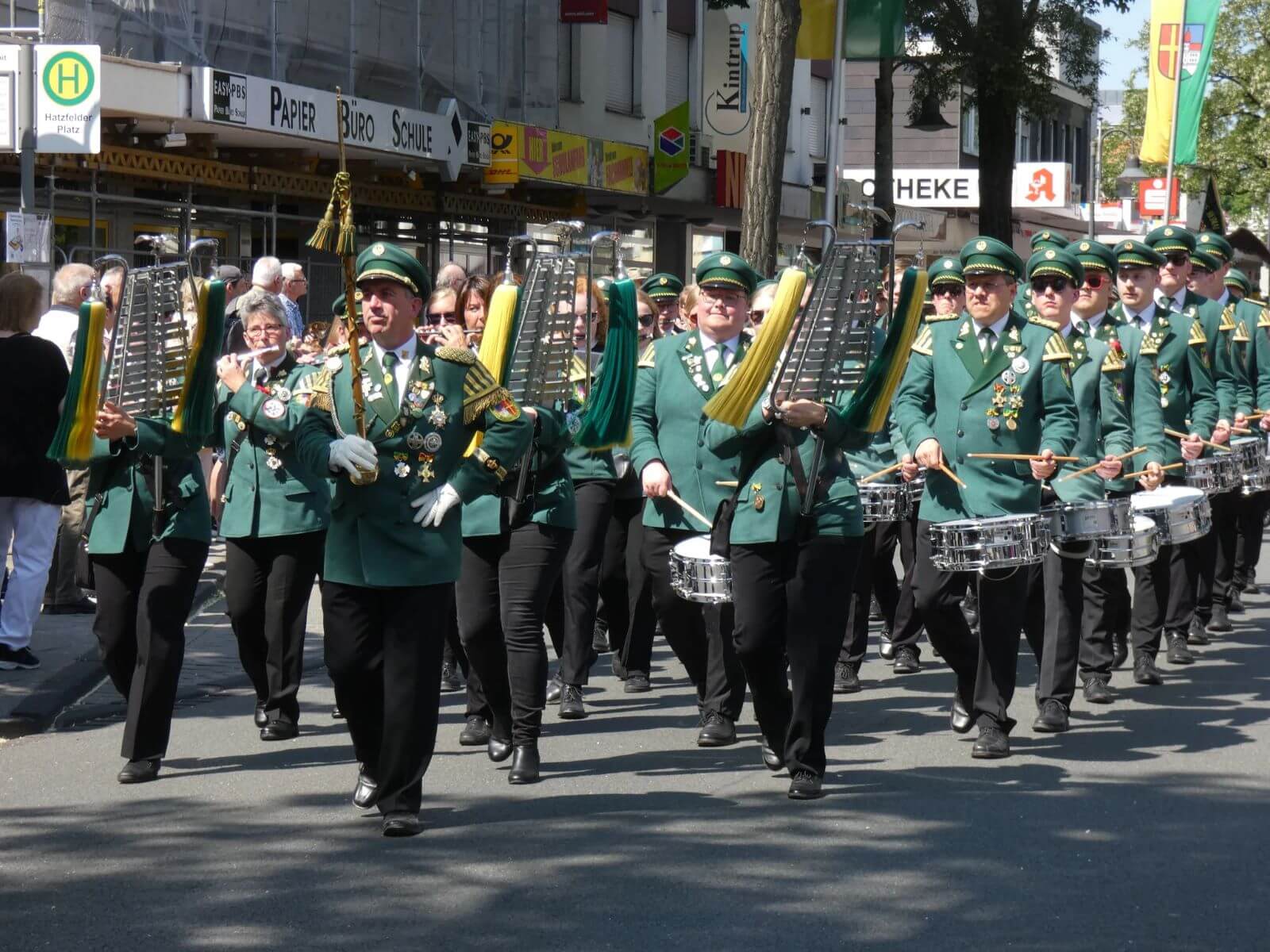 Marsch am Schützenfest Sonntag